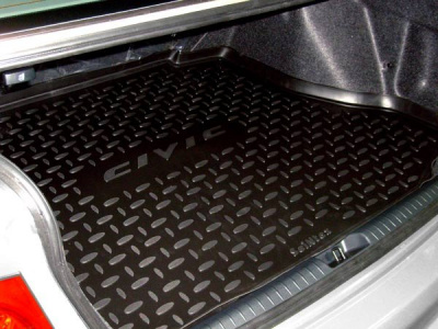 Mitsubishi Outlander XL (06-) без сабвуфера, полимерный коврик в багажник